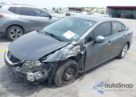 2013 Honda Civic Hf из США, поврежденный, VIN 2HGFB2F69DH557861